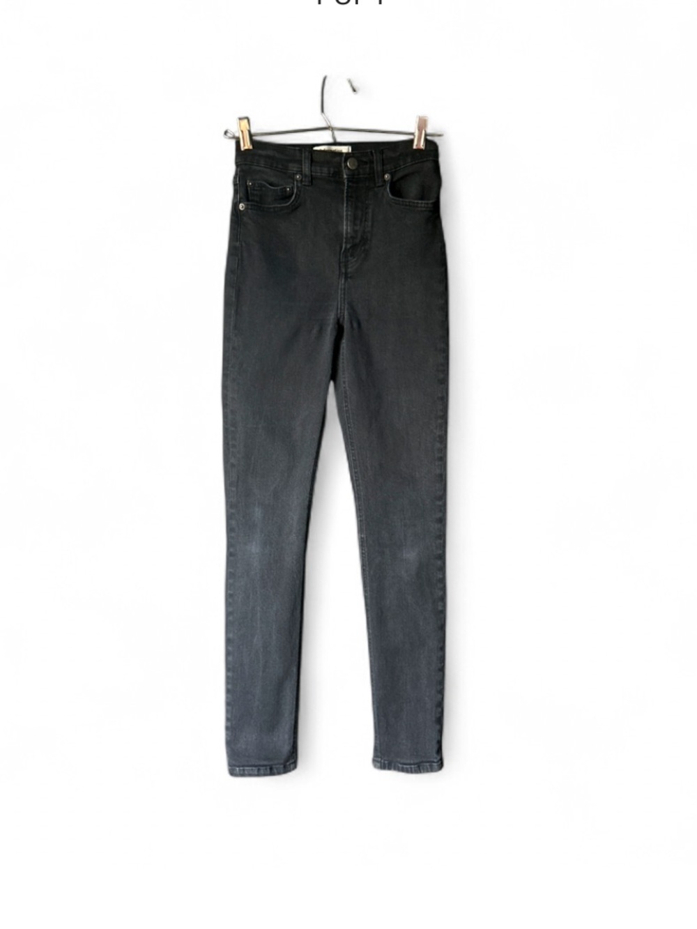 Reformation Women's High-Rise Black Skinny Jeans